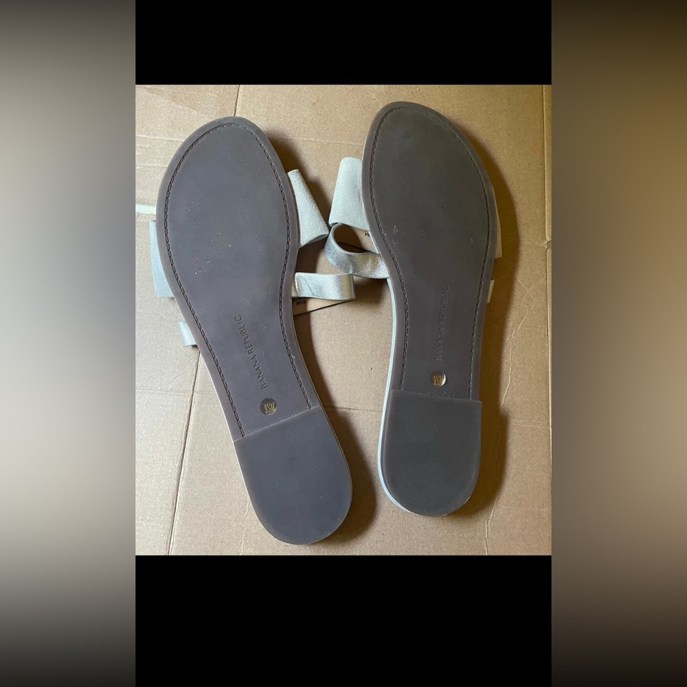 Banana Republic Slide Sandals Minimalist Design size 9 1/2M - Picture 9 of 12